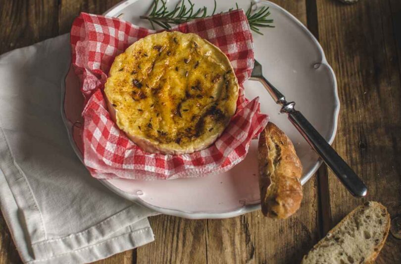 Vegan Camembert Grilled Vegan Camembert